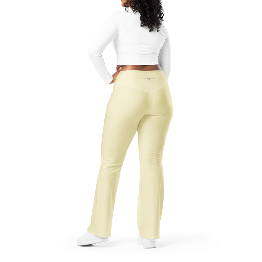 Butter Yellow Flare leggings