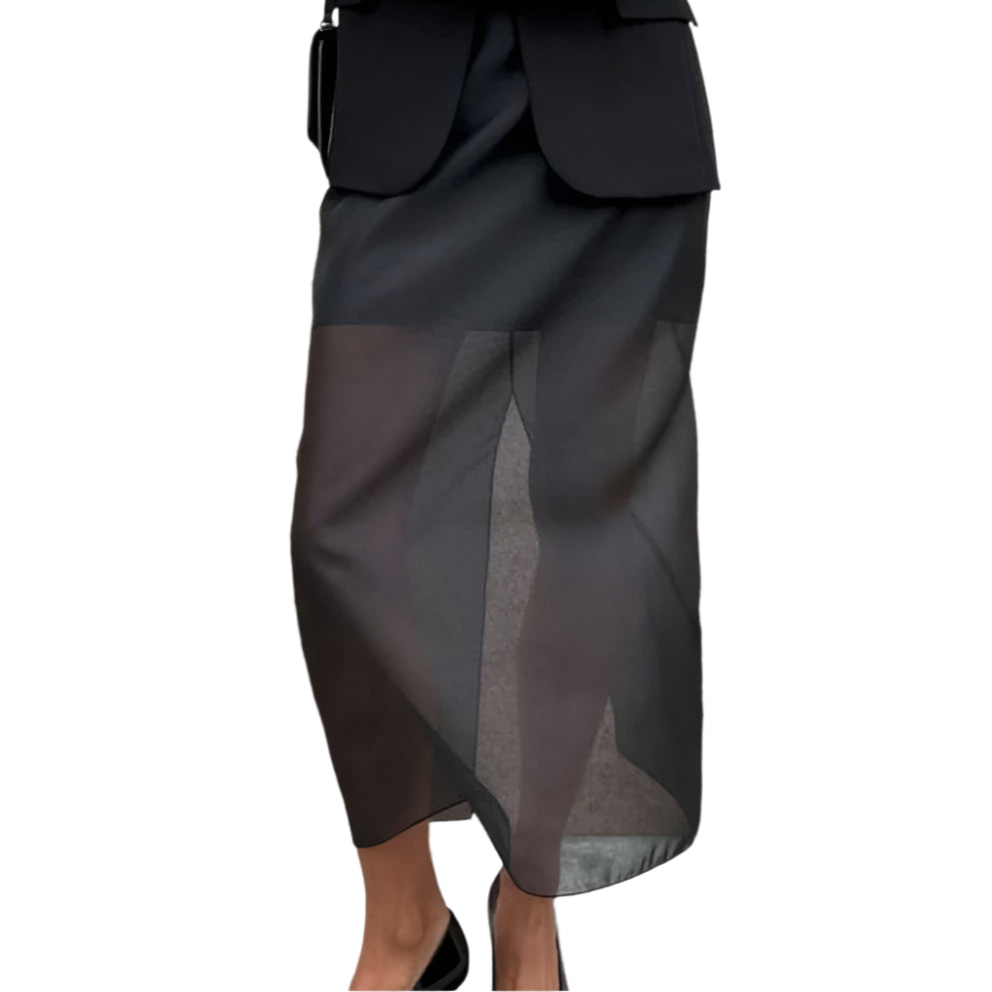 Mesh Black Skirts