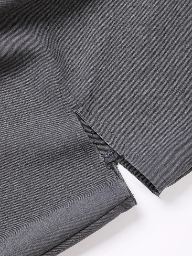 Formal Modern Gray High Waist Pant