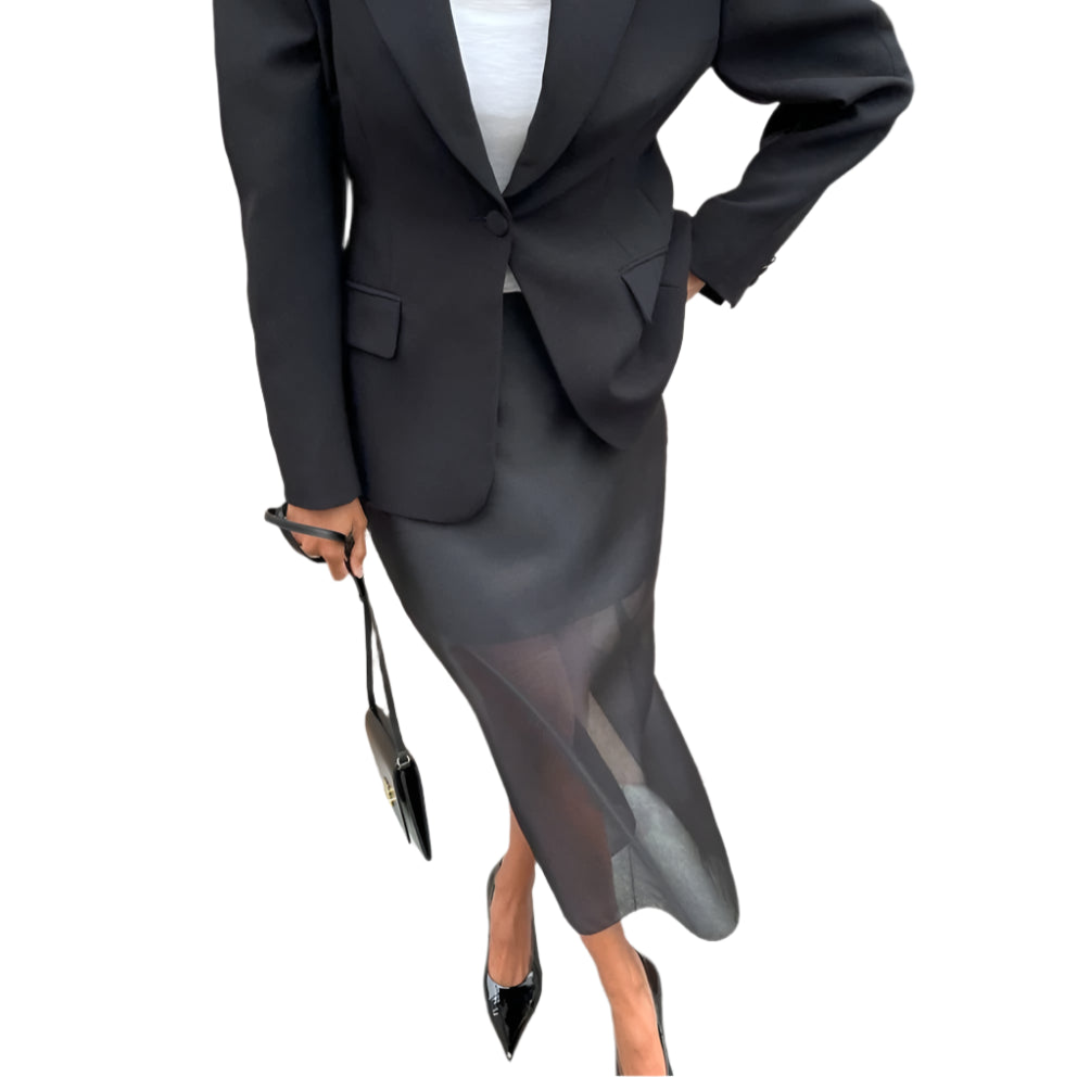 Mesh Black Skirts