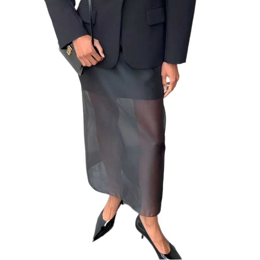 Mesh Black Skirts