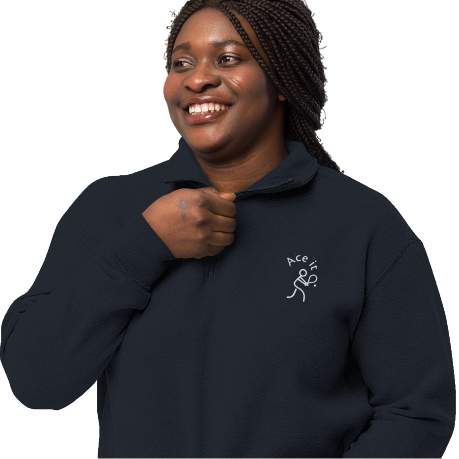 Ace it Unisex fleece pullover