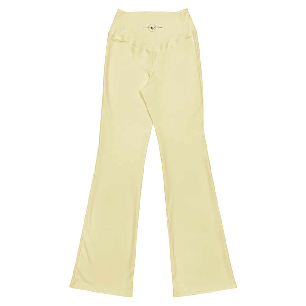 Butter Yellow Flare leggings