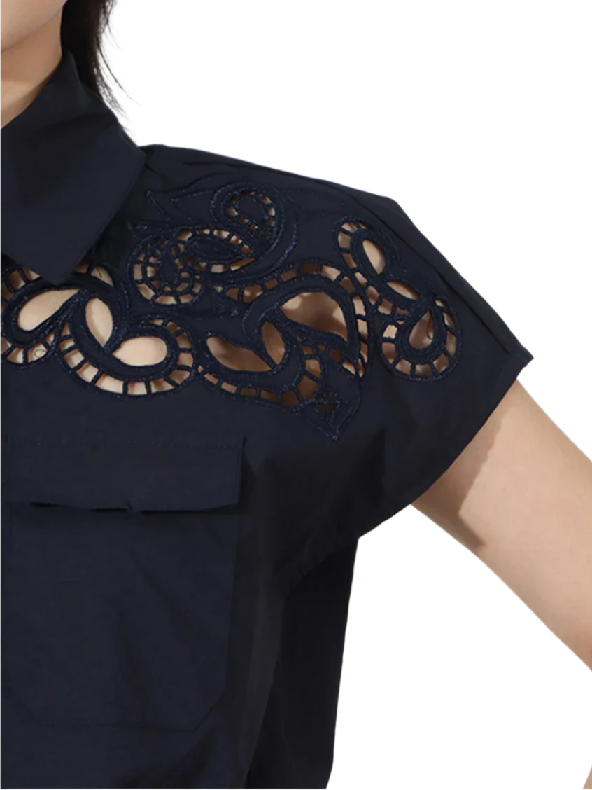 High Waist Midi Skirt And Short Sleeve Blouse Outfit Summer Set