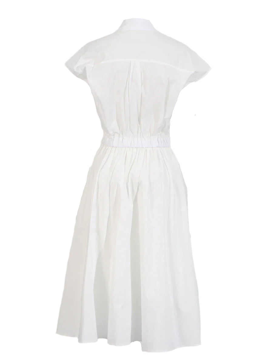 High Waist Midi Skirt And Short Sleeve Blouse Outfit Summer Set