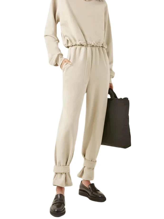 Casual Two Piece Set Sweater And High Waist Pant