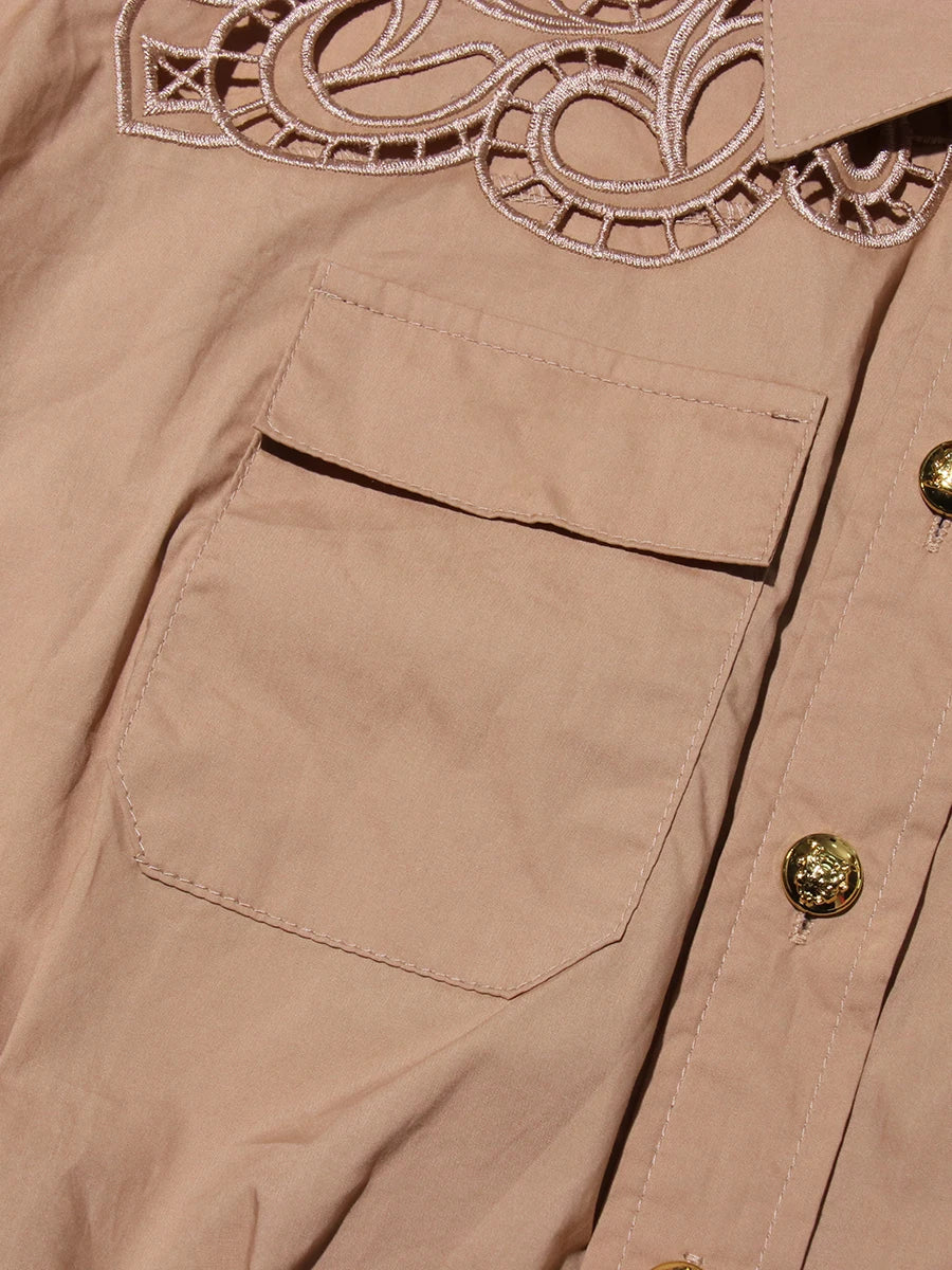 High Waist Midi Skirt And Short Sleeve Blouse Outfit Summer Set