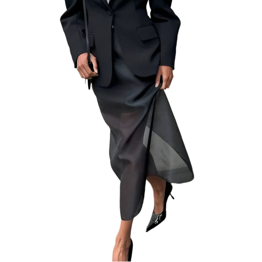 Mesh Black Skirts