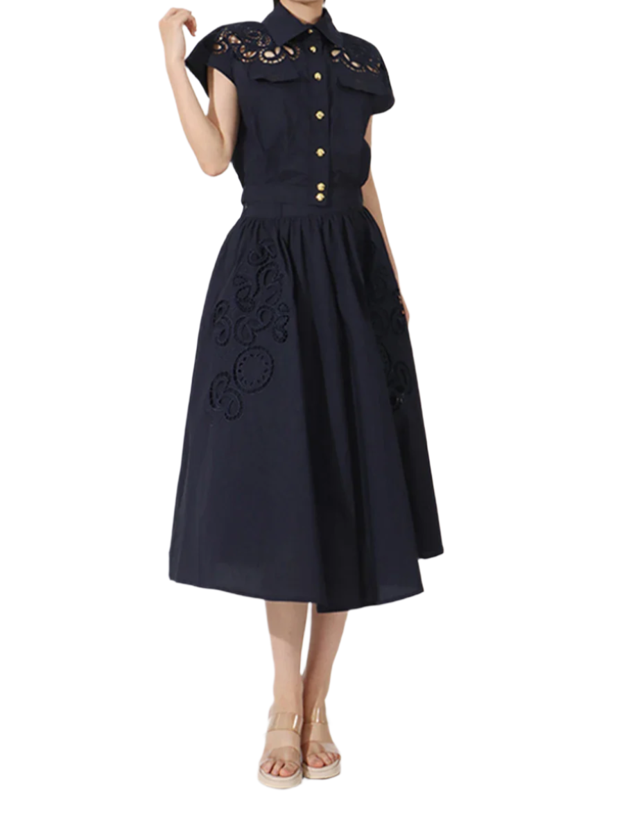 High Waist Midi Skirt And Short Sleeve Blouse Outfit Summer Set